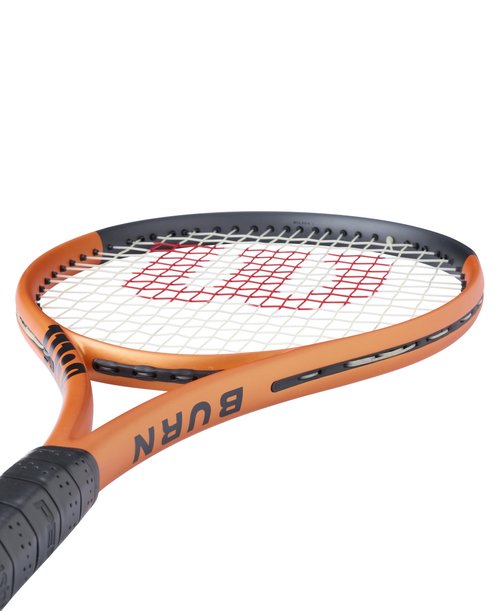 Wilson Burn V6 100LS Tennis Racket - Orange, Grip Size 1-4 1/8"