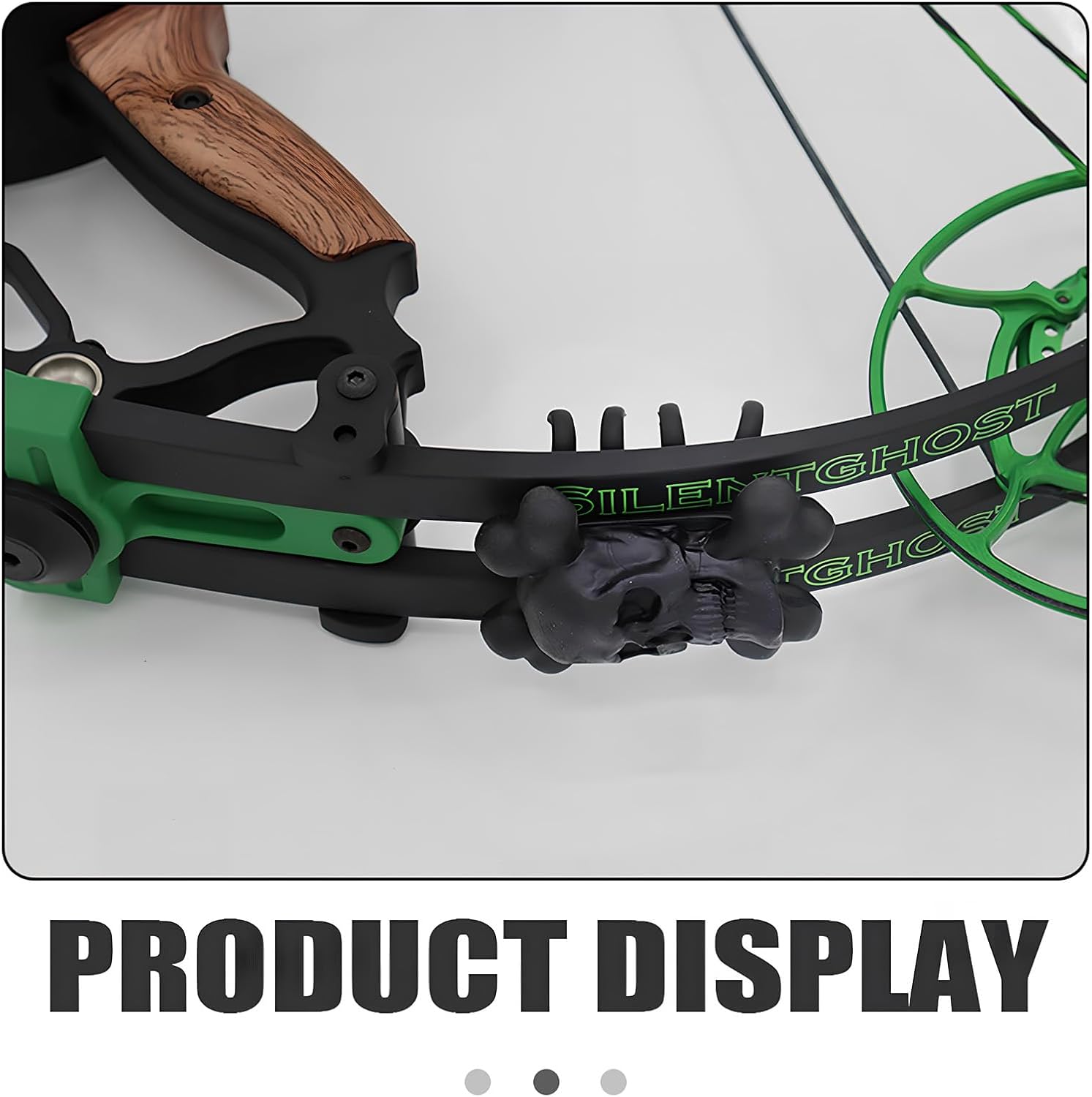 Sntxmy Bow Limbs Stabilizer - Vibration Damper for Compound Bows - 2pcs Black Silencers