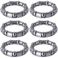 CustomyLife 6pcs 5/16" x 9 Balls Bicycle Crank Bearing Silver Bottom Bracket Bearings Bike Axle Wheel Frame Bearing Repair for Beach Cruiser limos Stretch