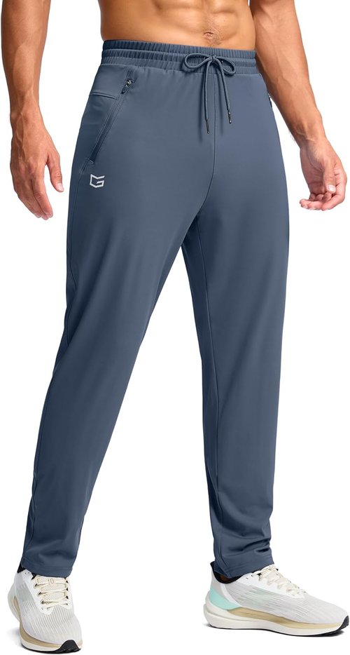 G Gradual Men's Athletic Sweatpants - Tall Joggers with Zipper Pockets | 30"/32"/34"/36" Inseam