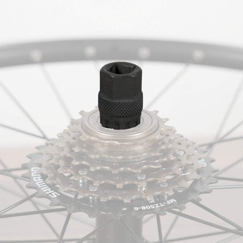 BikeHand Bike Freewheel Removal Tool - Compatible with Shimano Freewheel Bicycle Installation Tool - Fits 12 Splines 22.6mm for 5-8 Speed Freewheels Tool Fittings - Quality Heat-Treated Steel