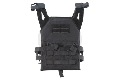 Lancer Tactical Kid's JPC Vest w/EVA Plates for Outdoor/Indoor Airsoft (Black/Kid's Size)