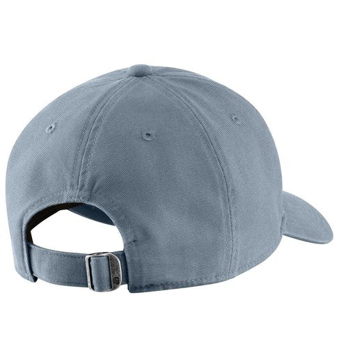 Carhartt Women's Canvas Embroidered Graphic Cap, Light Faded Navy, One Size