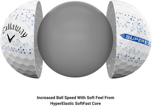 Callaway Golf Supersoft Golf Balls - Exceptional Distance & Soft Feel | 2023 Edition