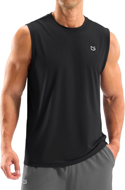 G Gradual Men's Workout Tank Top - Moisture-Wicking Muscle Shirt for Gym & Summer Casual Wear