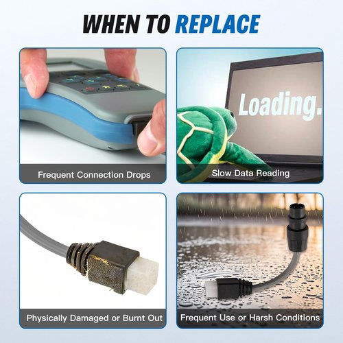 Lazenta Programming Diagnostic Port Adaptor 4 Pin Compatible with Curtis 1313 Handheld Device and 1314 Programmer Device Directly to Club Car