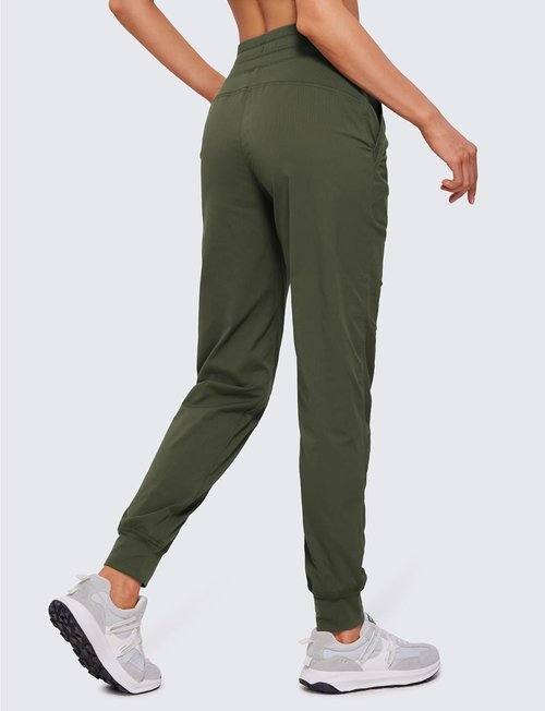 CRZ YOGA Lightweight Workout Joggers for Women - Casual Running Pants with Pockets | 26"/28.5"/30.5" Sizes