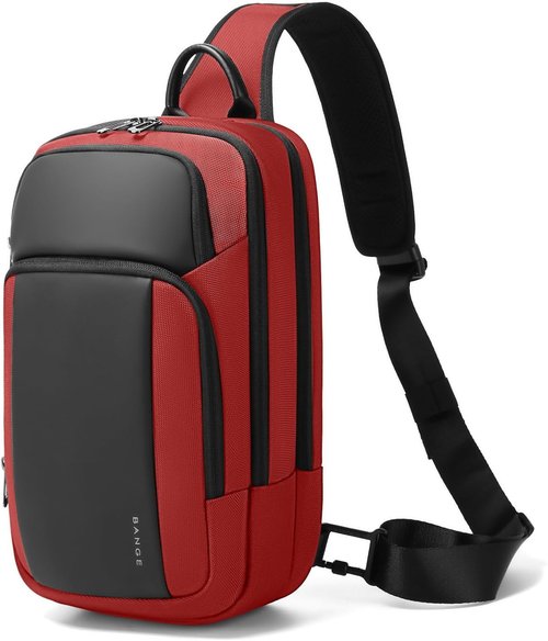 BANGE Sling Bag - Large Men's Crossbody Bag for Work, Travel & Hiking | Durable & Stylish Design