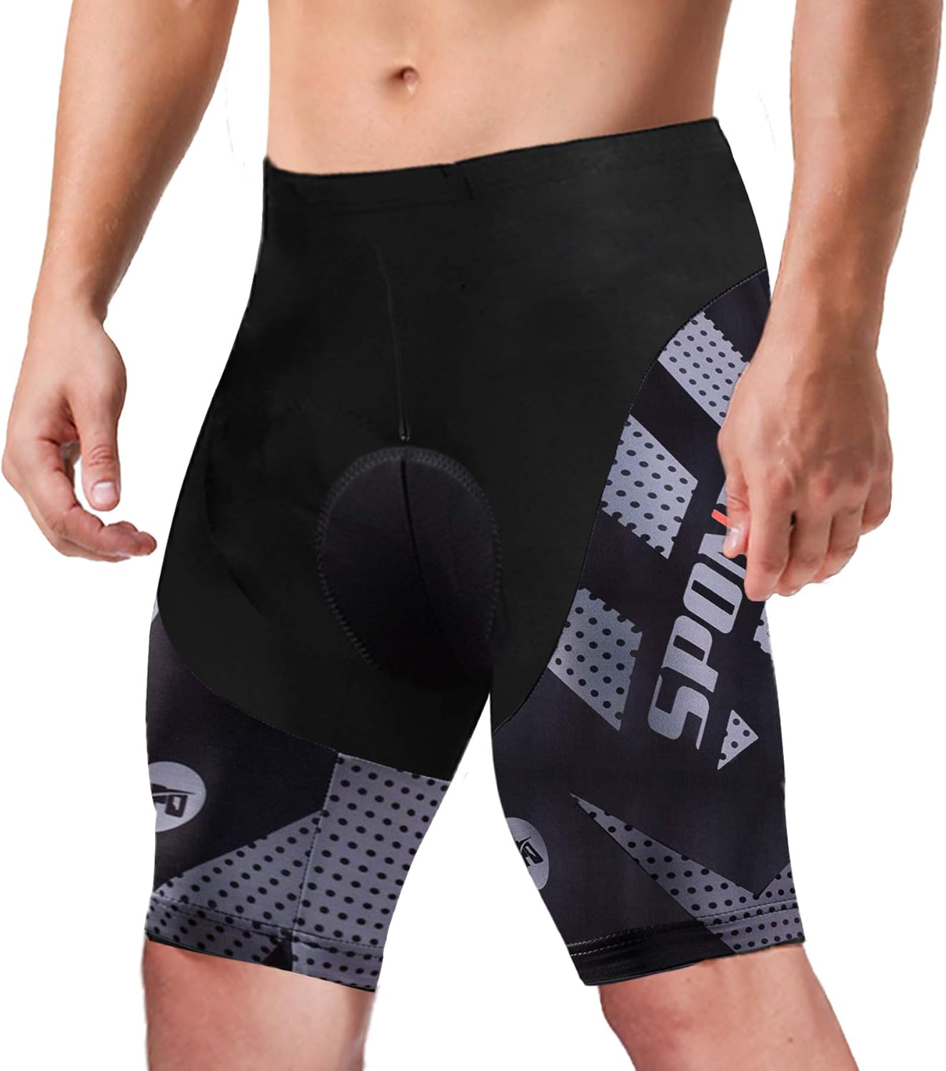 Sponeed Men's Cycling Shorts - Padded Spandex Tights for Ultimate Comfort | Breathable Bike Wear