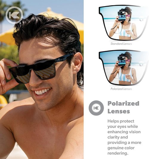 Knockaround Polarized Sunglasses for Men & Women - UV400 Protection & Stylish Design