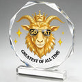 Goat Trophy - Acrylic Championship Award | 4.72x5.27 Inch - Ideal for Sports Tournaments & School Competitions