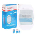 Transparent Film Dressing 8" x 12" (10 Pack) – Waterproof Adhesive Wound Bandages for Post-Surgical Shower, IV Shield, Tattoo Aftercare, Clear Breathable Dressing Patches by HEALQU