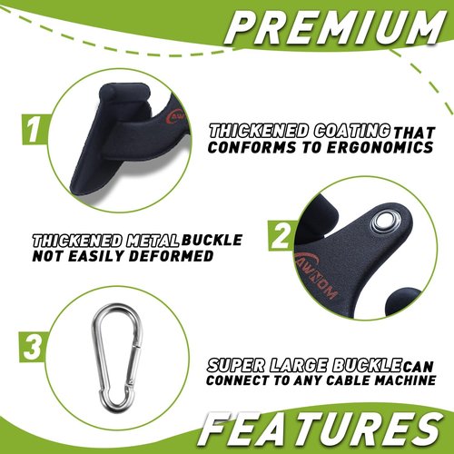 **Skiennix LAT Pulldown Attachments - Versatile Cable Machine Accessories for Home Gym | T Bar & V Bar Grip**