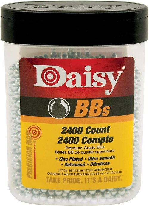 Daisy Bb's 2400 Ct | Premium Quality BBs for Airsoft | Perfect for Competitive Shooting