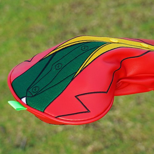 Big Crazy Funny Driver Headcover - Joker Suit Golf Head Covers with Premium PU Leather - Golf Club Protector and Funny Present