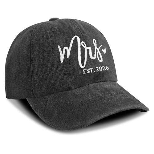 Bridal Shower Gifts for Bride to Be Mrs, Wedding Bachelorette Party Anniversary Honeymoon Marriage Gifts for Mrs Hat 2026