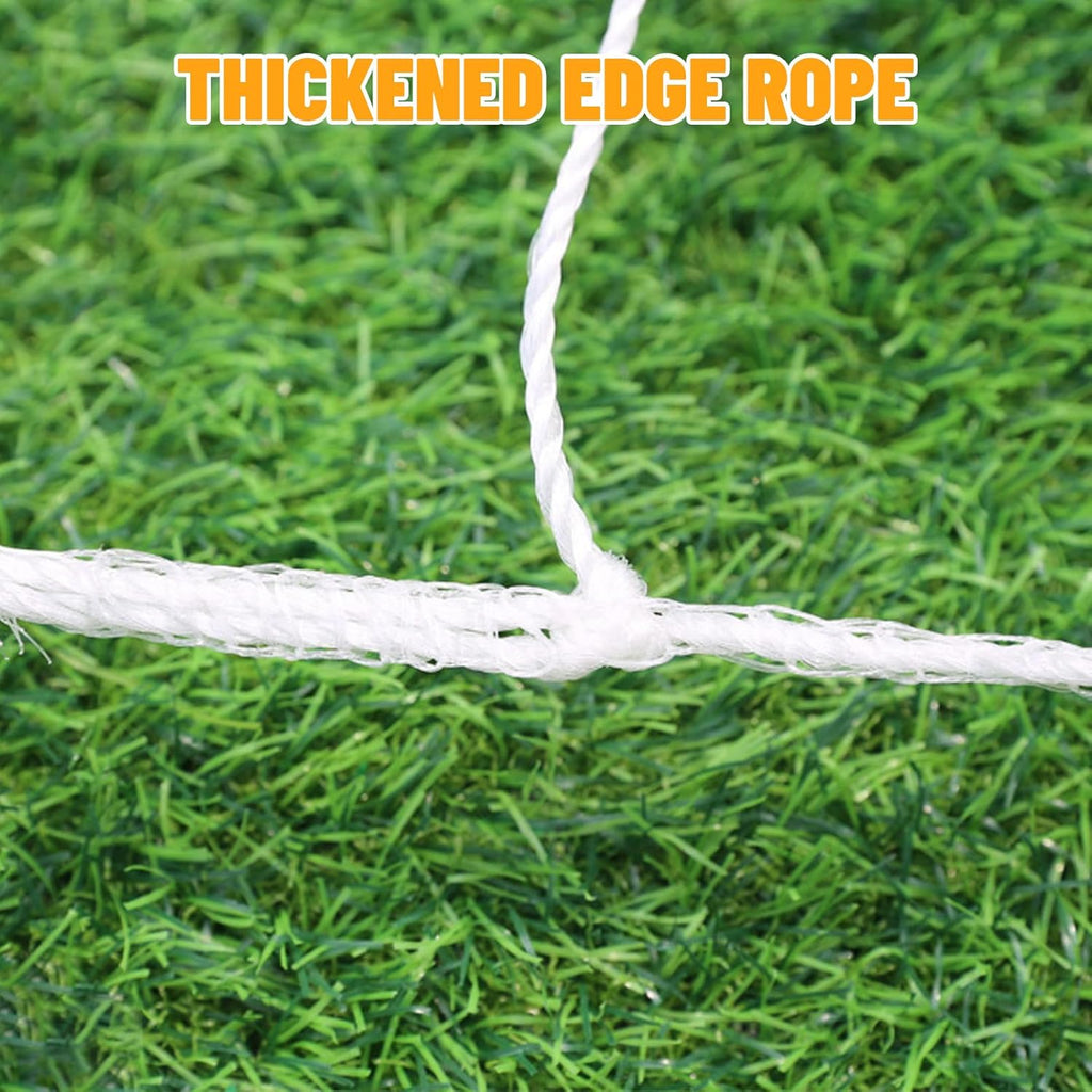 Soccer Goal Nets | Replacement Football Net for 6' x 4', 8' x 6', 12' x 6', 24' x 8' Goals - Posts Not Included