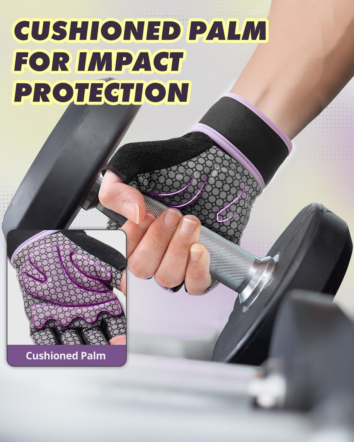 Trideer Weight Lifting Gloves - Full Palm Protection & Wrist Support for Gym Training | Unisex Fitness Gear