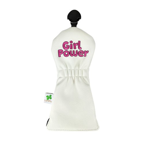 Foretra Driver Headcover Golf Club Covers Blade Mallet Putter Cover Hybrid Fairway Wood Head Cover Girl Power Novelty Golf Accessories for Most Brands