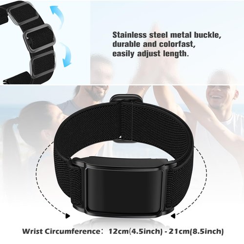 Yeahxing Stretchy Band Compatible with Whoop 4.0 - Soft, Comfort, Durability, Breathable, Easy to Use and Adjustable