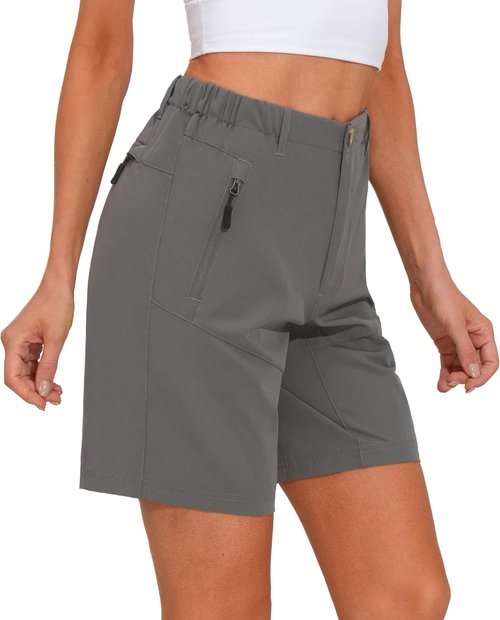 Little Donkey Andy Women's Quick-Dry Stretch Hiking Shorts - Perfect for Camping & Travel