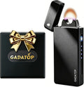 GADATOP Arc Plasma Flame Lighter - USB Rechargeable Windproof Electric Lighter | Matte Black Finish