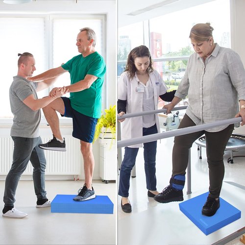 Balance Pad - Large Foam Balance Board for Rehabilitation | 15.8 x 13.2 x 2 Inch for Stability Workouts