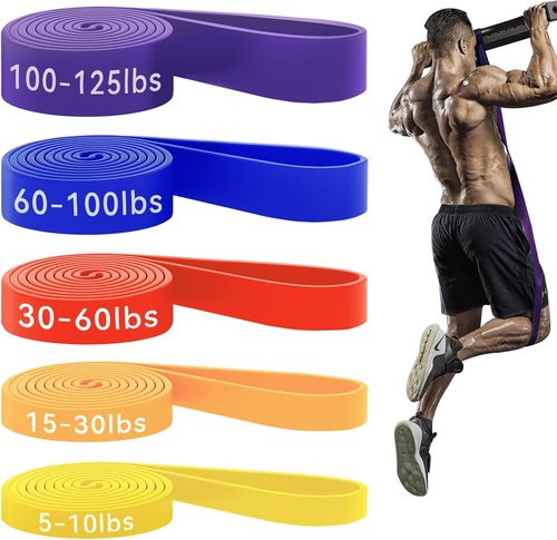 HAPBEAR Pull Up Assistance Bands - Resistance Bands Set for Muscle Training & Stretching | Durable Exercise Bands