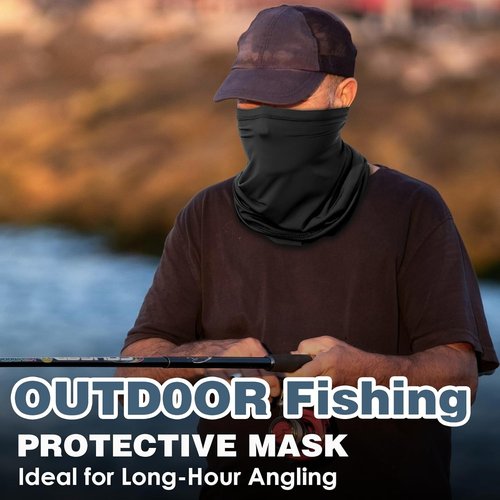 Achiou Neck Gaiter - UV Protection Face Cover Scarf for Men & Women | Soft, Windproof for Hiking & Cycling