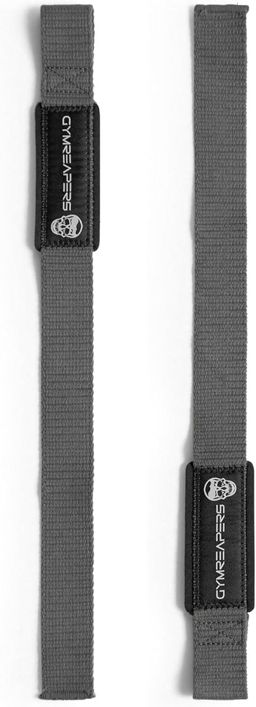 Gymreapers Lifting Wrist Straps - Padded Neoprene for Weightlifting & Powerlifting | 18-Inch Cotton Length