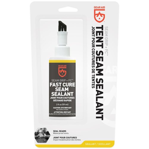 GEAR AID Seam Grip FC Sealant - Fast Cure for Tents, Awnings & Tarps | Clear 2 fl oz