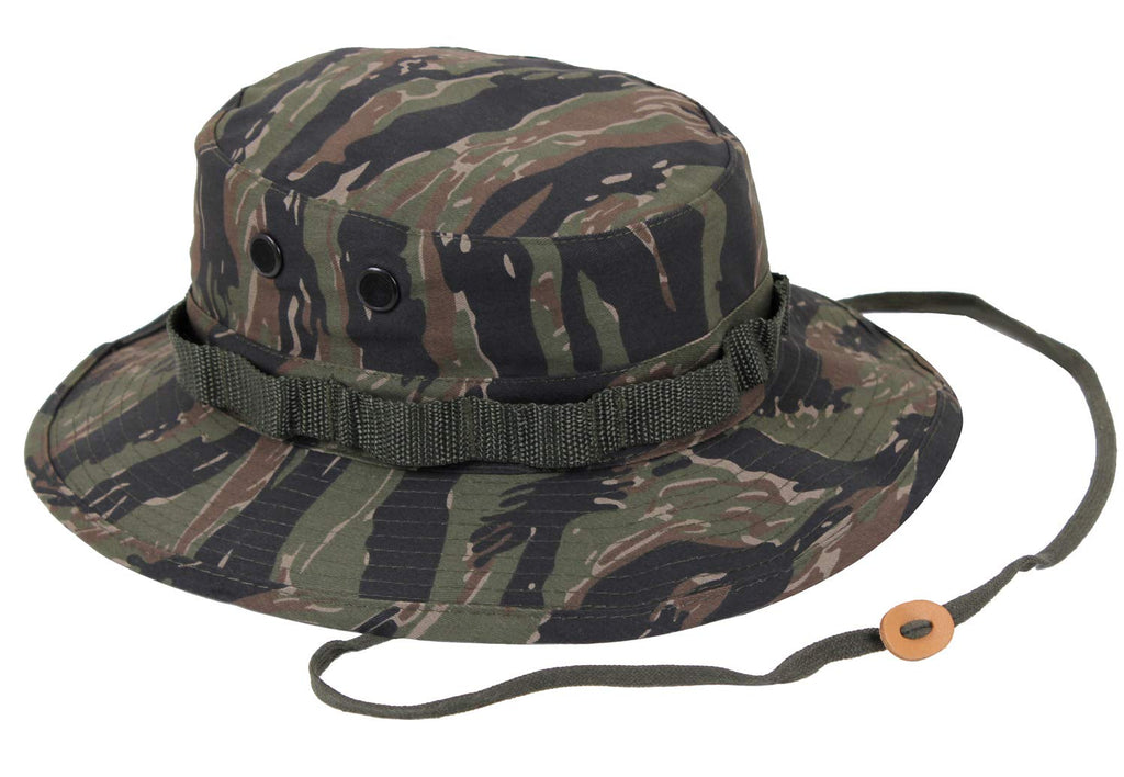 Rothco Boonie Hat - Ultimate Sun Defense for Outdoor Adventures – Tiger Stripe Camo – 7 3/4