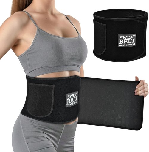 LKV Waist Trainer - Lower Belly Fat Trimmer Sweat Belt for Women | Body Shaper for Workouts