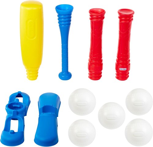 Little Tikes T-Ball Set - Fun Red T-Ball Game for Toddlers Ages 18+ Months | 5 Balls Included