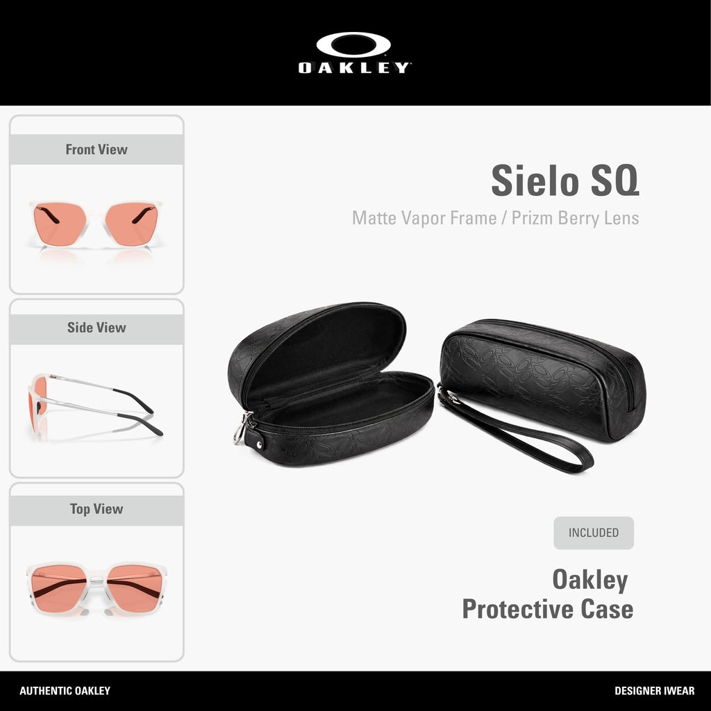 Oakley Woman Sunglasses Matte Vapor Frame, Prizm Berry Lenses, 57MM