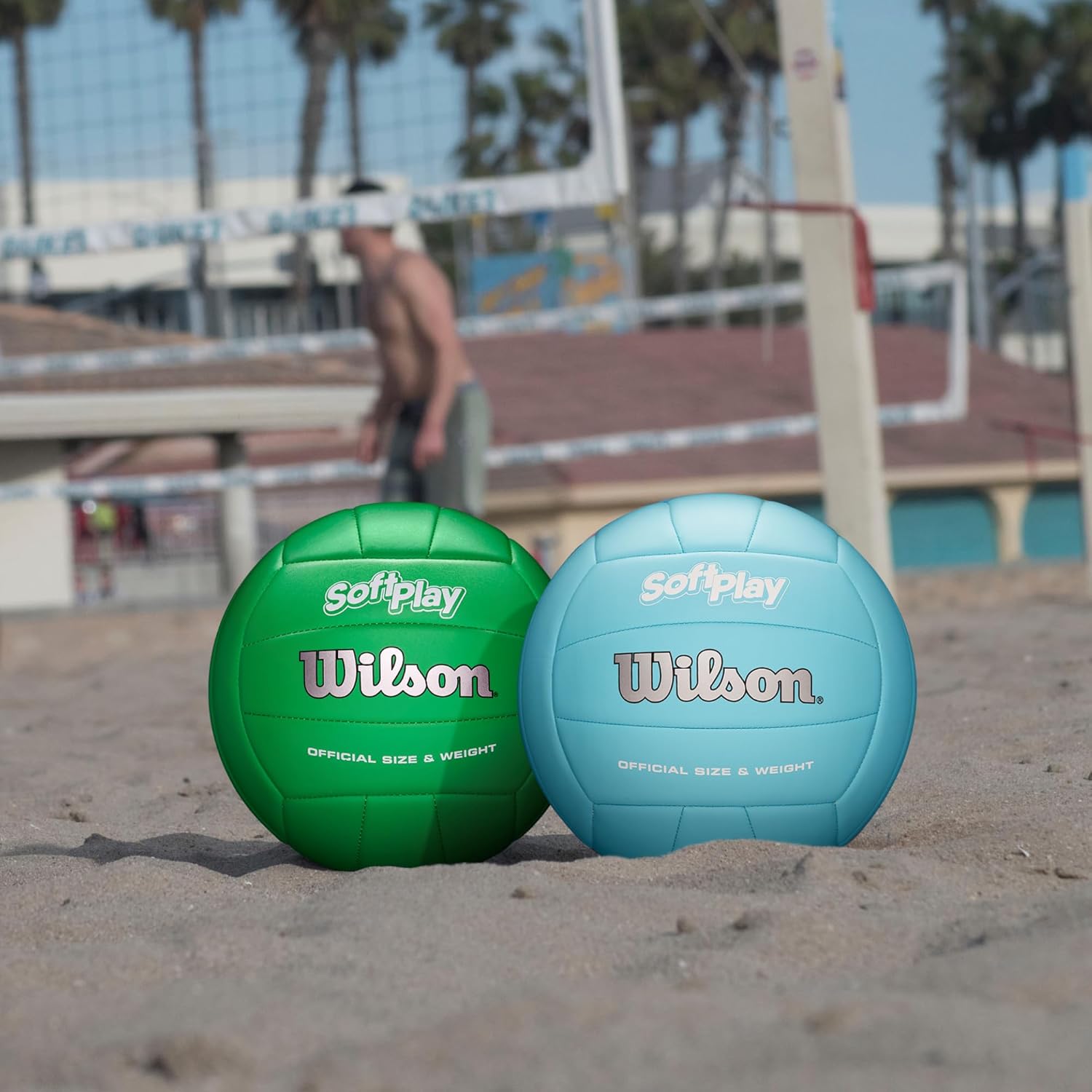 WILSON Soft Play Volleyball - Official Size for Enhanced Fun and Skill Development