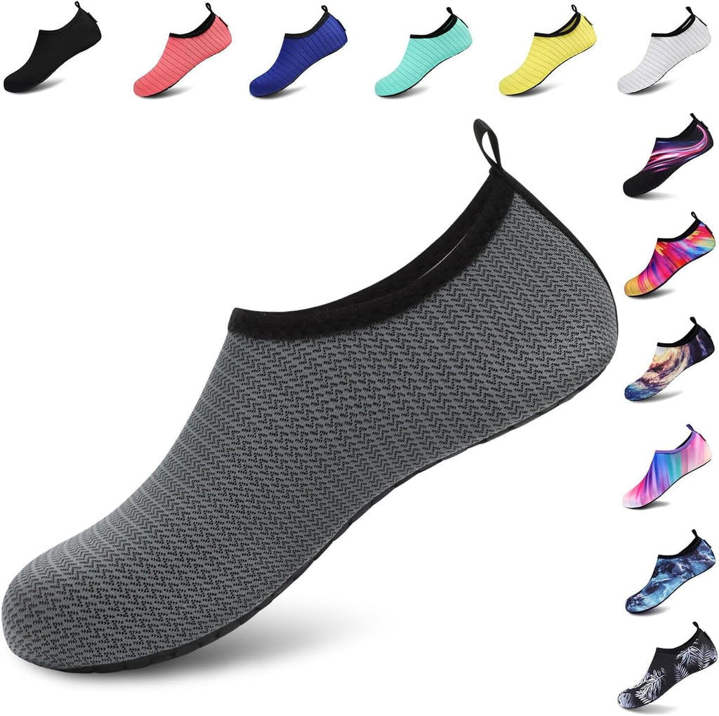 VIFUUR Aqua Yoga Shoes - Barefoot Quick-Dry Water Sports Slip-On Footwear for Men & Women