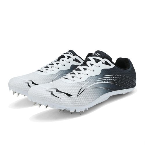 cungel New Upgrade Track and Field Shoes for Men Women Girls Boys 8 Spikes Sneakers Outdoor Professional Running Nail Spikes Shoes Sprint Racing Running Jumping Shoes Boys Grils