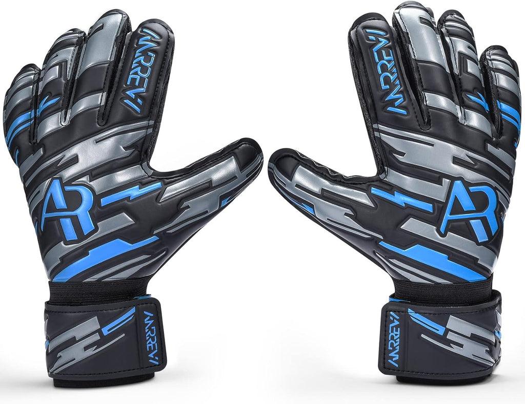 Skiennix Soccer Goalie Gloves - Finger-Save & Double Wrist Protection | Youth, Kids & Adult Sizes