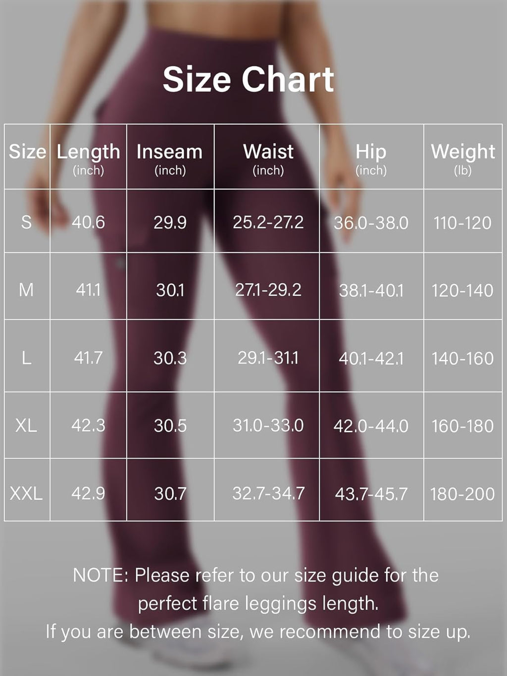 YEOREO CoreFlex Women's High-Waisted Flare Leggings - Hidden Pockets & No Front Seam, Perfect for Gym & Yoga