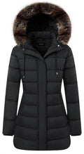TYBBNY Women's Winter Coat Waterproof Long Puffer Jacket with Detachable Hood-Thermal Insulated Parka, Fleece Lined for Extreme Cold, Daily Commute & Outdoor