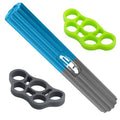 Flex bars for Physical Therapy – Wrist Strengthener & Finger Trainer for Tennis Elbow Relief – 3 Silicone Bars with Bag
