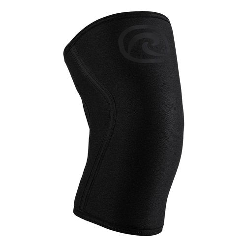 Rehband 7mm knee sleeve Power Max, knee support neoprene for bodybuilding, powerlifting, crossfit & heavy lifting, Colour:Carbon/Black, Size:M