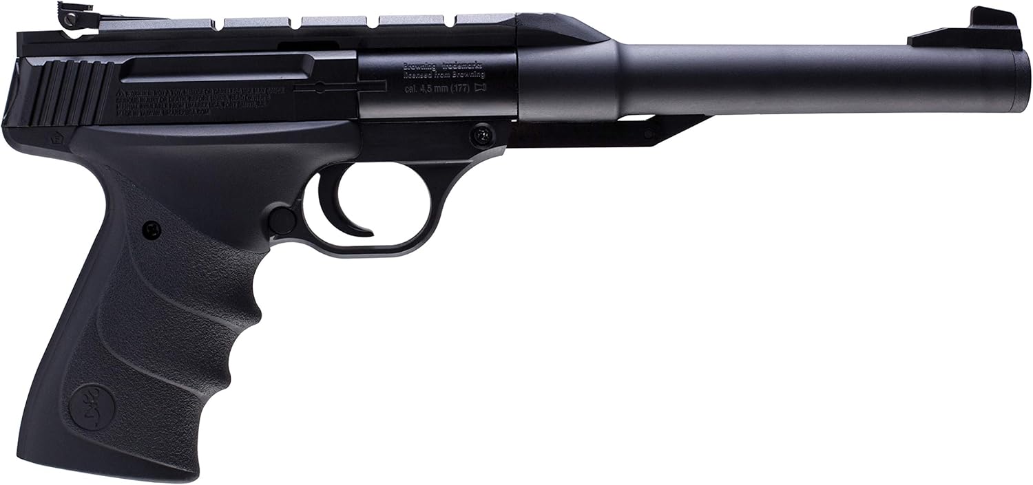 Umarex Browning Buck Mark URX .177 Caliber Pellet Gun - Single Shot Break Barrel Air Pistol, Black