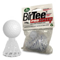 BirTee Golf Tees - PRO Speed Plus with Flexibility & Durability - 8 Pack. Indoor Golf Tees/Golf Simulator Tees/Winter Plastic Golf Tees (White)