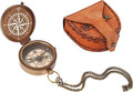 So You Can Always Find Your Way Back to Me” Engraved Brass Compass – Vintage Pocket Compass with Chain & Leather Case | Gift for Son, Daughter, Him, Her | Graduation, Anniversary