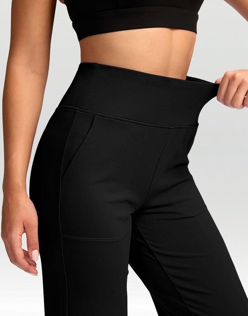 G Gradual Women's Yoga Pants - High Waist Wide Leg with Pockets | Stretchy Casual Lounge Sweatpants