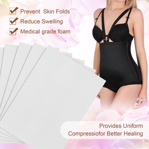 Frienda 8 Pieces Thick Lipo Foam Board,lipo Foam Pads for Use with Flattening Abdominal Compression Garments