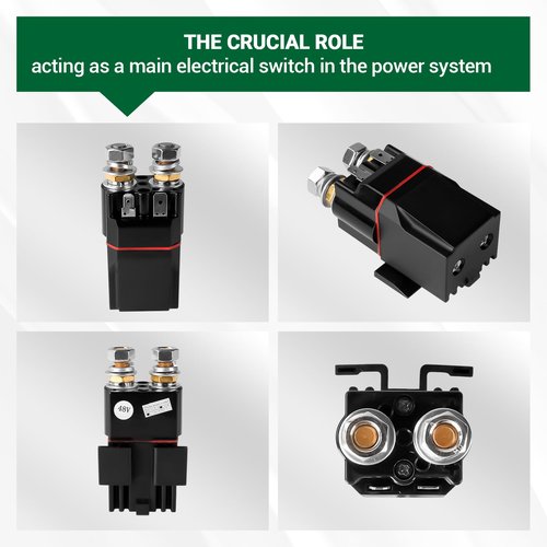 DRIVE UP Golf Cart 48 Volt Solenoid with Resistance for Club Car New Models DS Precedent and Tempo, Replaces OEM 102865901 1014947