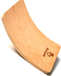 Toddler Balance Board - Wooden Wobble Board Toddler, Kids Wobble Board, Baby Balance Board (Small (17"))